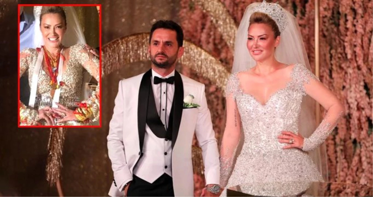 Görkemli bir düğünle evlenen Aylin Coşkun: Takılarımla 5 milyonluk villa alırım