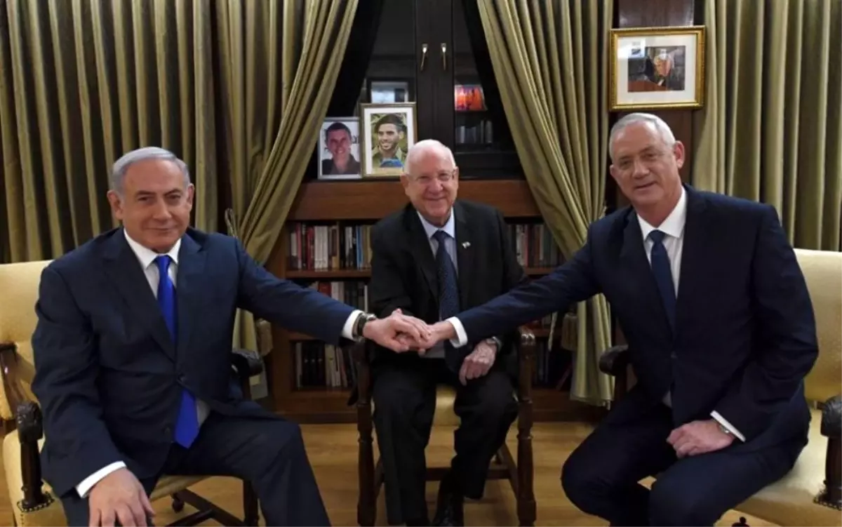 İsrail Cumhurbaşkanı Rivlin, Gantz ve Netanyahu ile görüştü