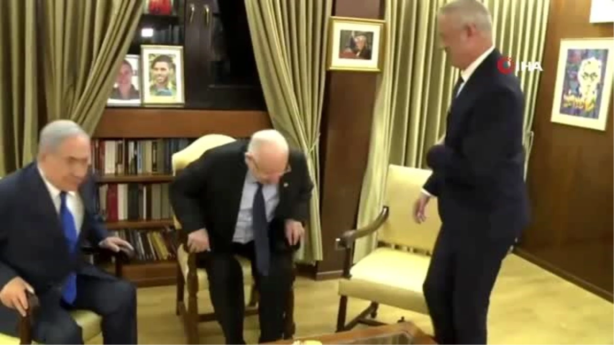 İsrail Cumhurbaşkanı Rivlin, Gantz ve Netanyahu ile Görüştü