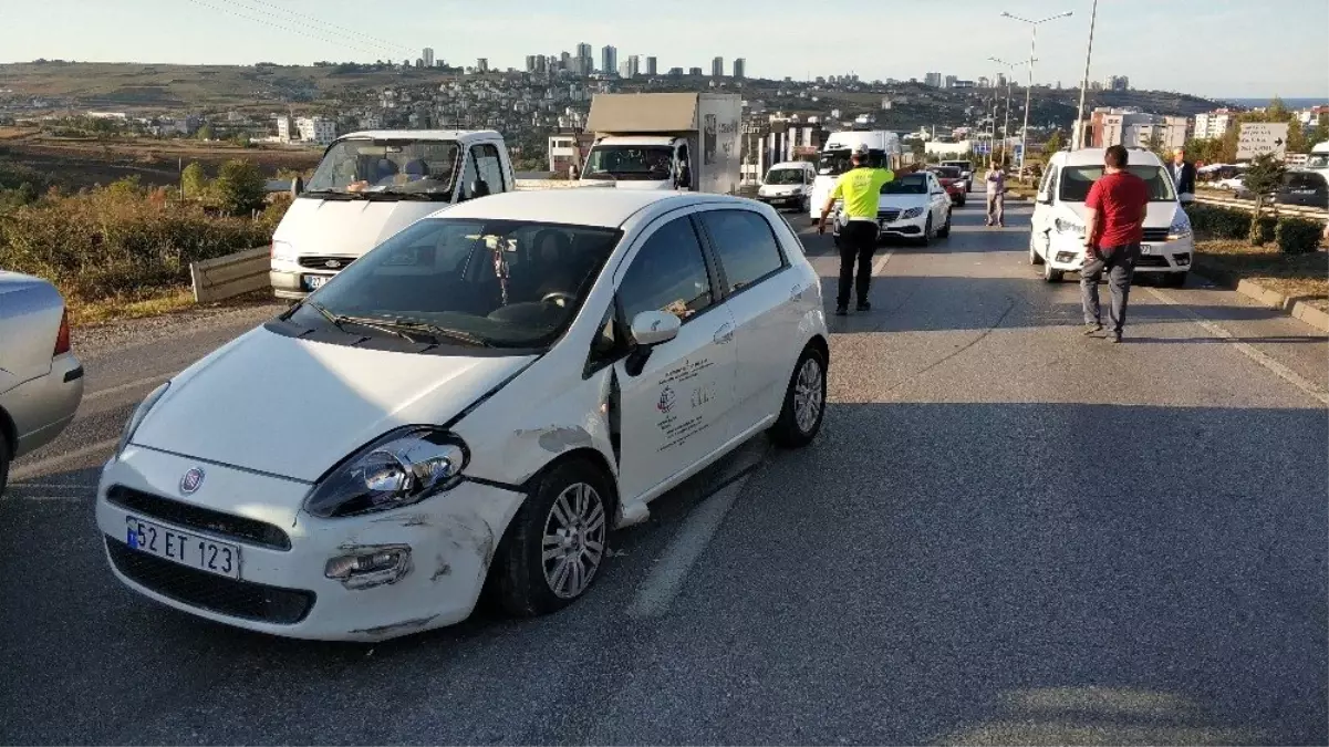 Samsun\'da trafik kazası: 1 yaralı