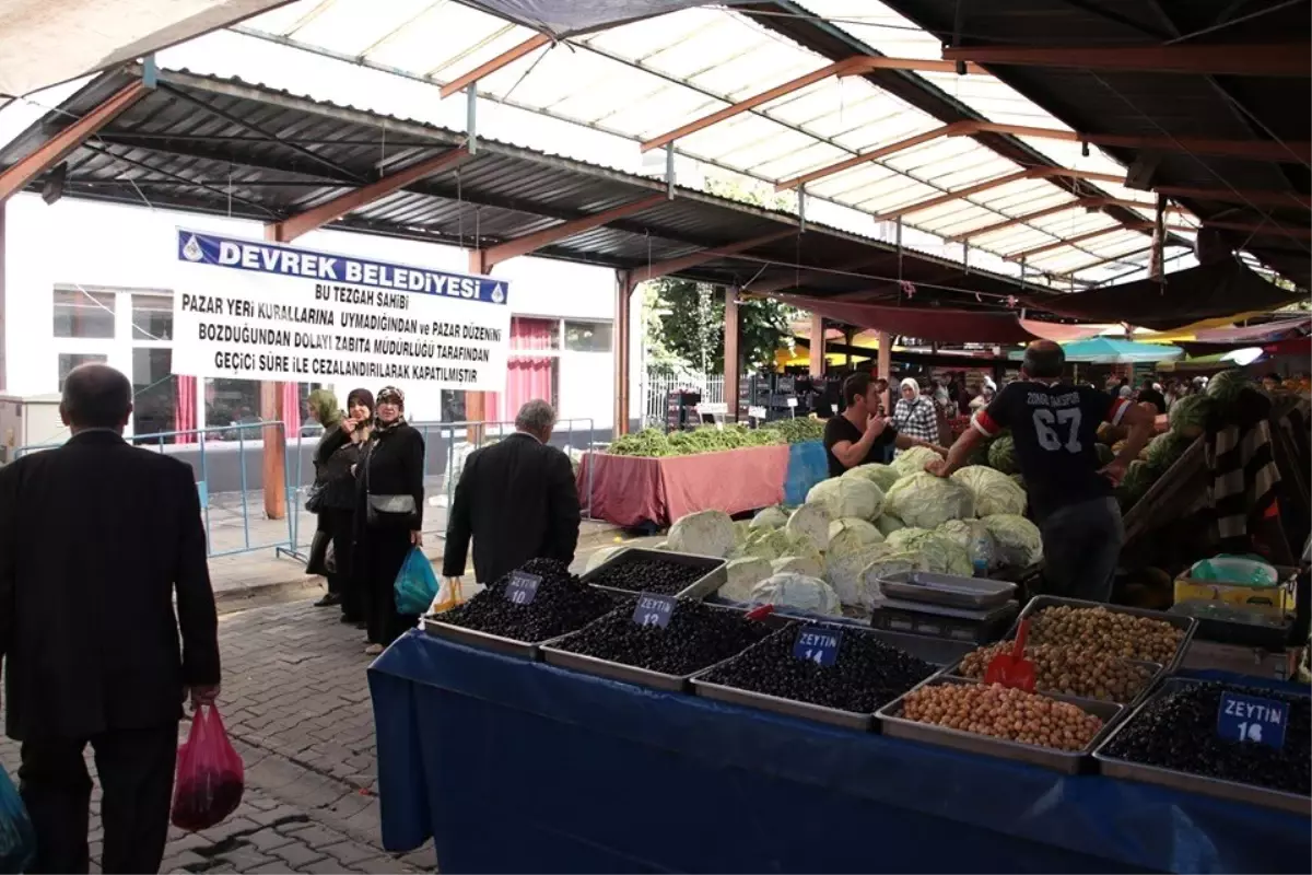 Zabıta, vatandaşa kötü davranan esnafın tezgahına kapatma cezası verdi