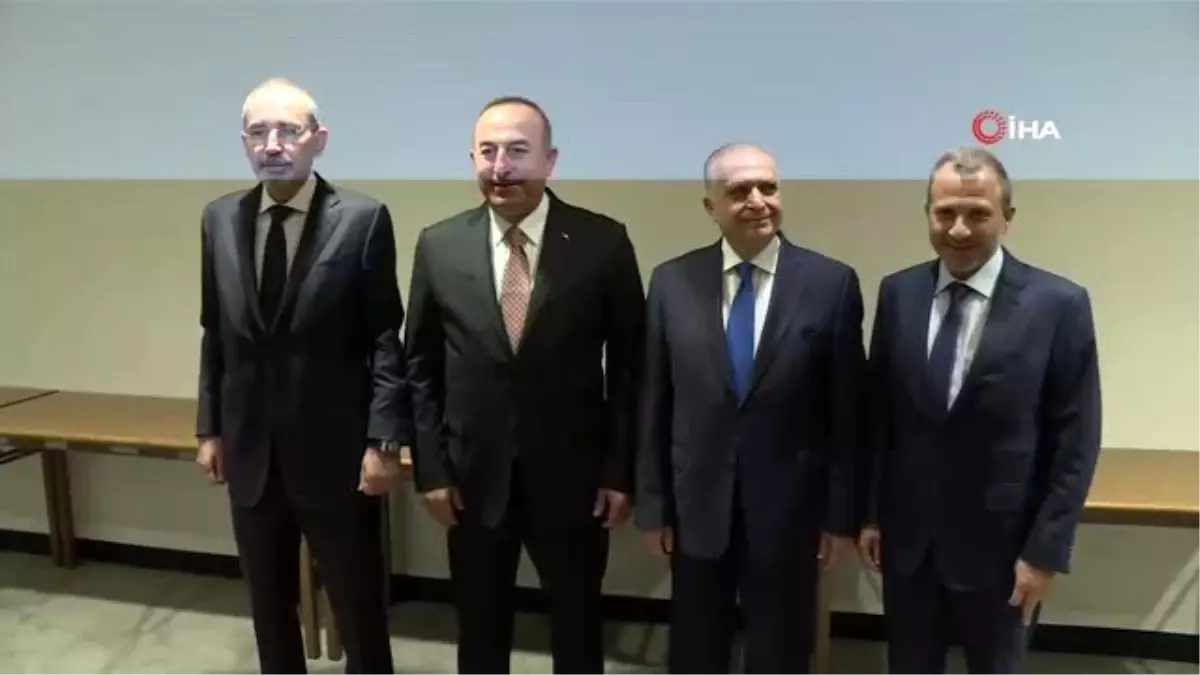 Bakan Çavuşoğlu, Suriyeli Sığınmacılar 4\'lü Bakanlar Toplantısı\'na katıldı