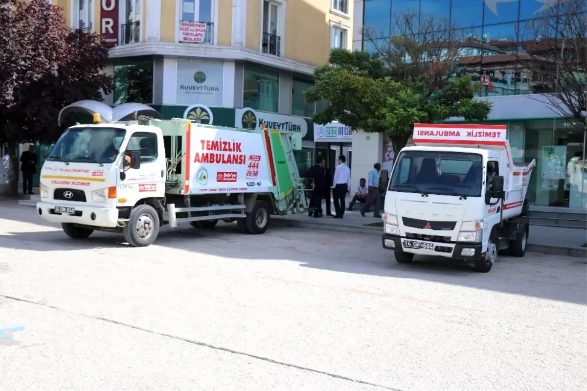 Bolu belediyesinden çöp sorununa \'Temizlik ambulansı\' çözümü