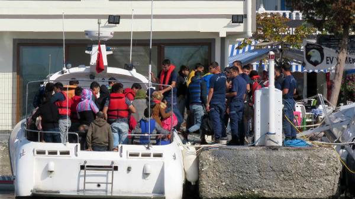 Çanakkale\'de 92 kaçak göçmen yakalandı