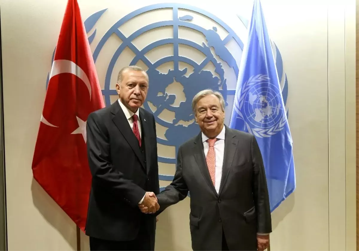 Cumhurbaşkanı Erdoğan, BM Genel Sekreteri Guterres\'le görüştü