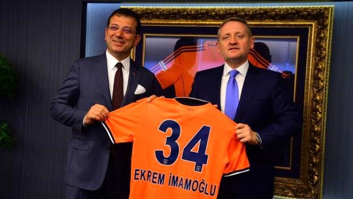 Ekrem İmamoğlu\'ndan İstanbul Başakşehir Futbol Kulübü\'ne ziyaret
