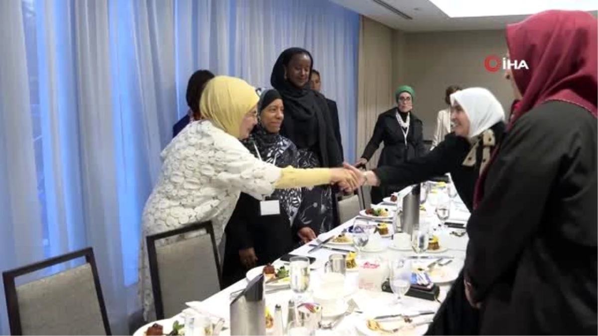 Emine Erdoğan, ABD\'li Müslüman toplumun kadın temsilcileriyle buluştu