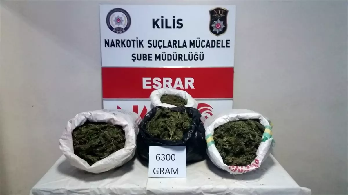 Kilis\'te uyuşturucu operasyonu