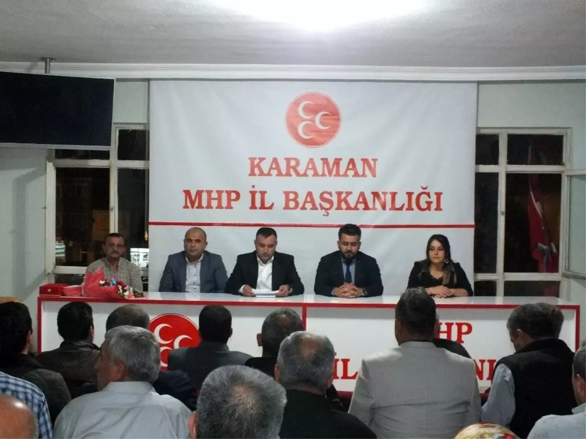 MHP Karaman İl Başkanı Ünüvar: "Kadrolarımız sahada ve zinde olacak"