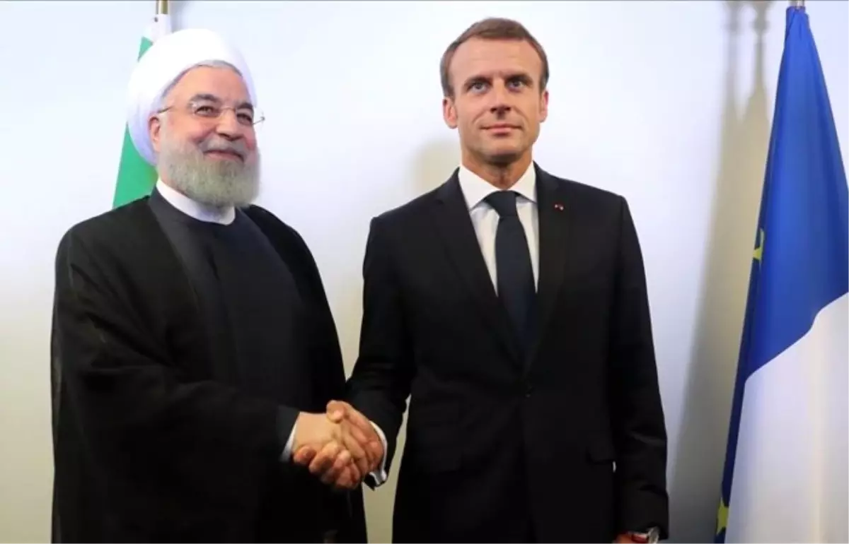 Ruhani ile Macron New York\'ta bir araya geldi