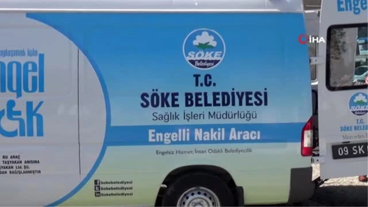 Söke\'de engelli nakil aracı hizmete girdi