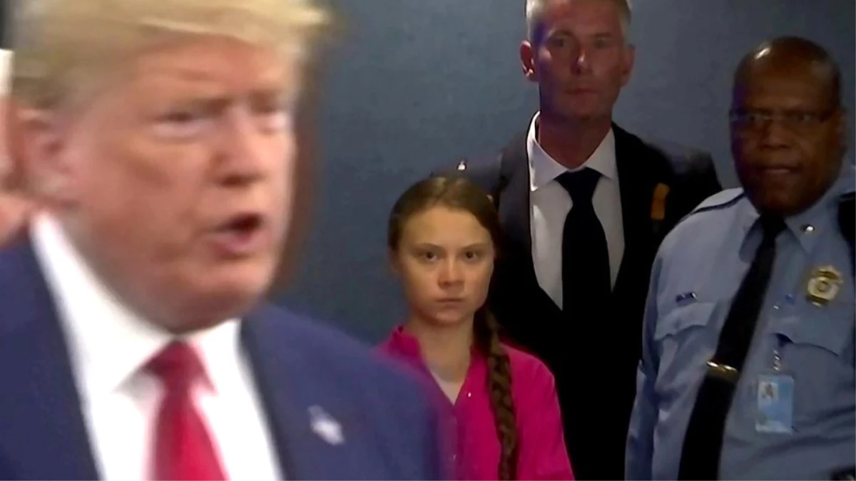 Trump, Greta Thunberg\'in BM\'deki öfke dolu konuşmasıyla \'dalga geçti\': Çok neşeli bir genç bir kıza...