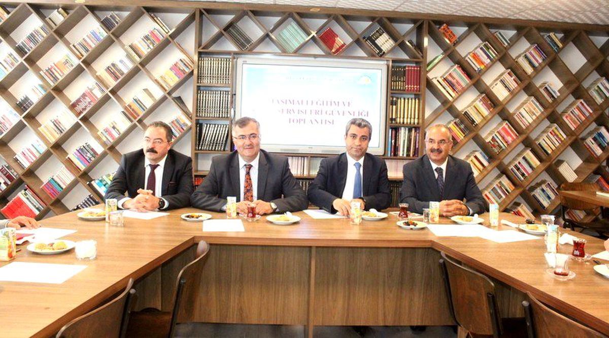 Van\'da \'Taşımalı Eğitim ve Okul Servisleri Güvenliği Toplantısı\' yapıldı