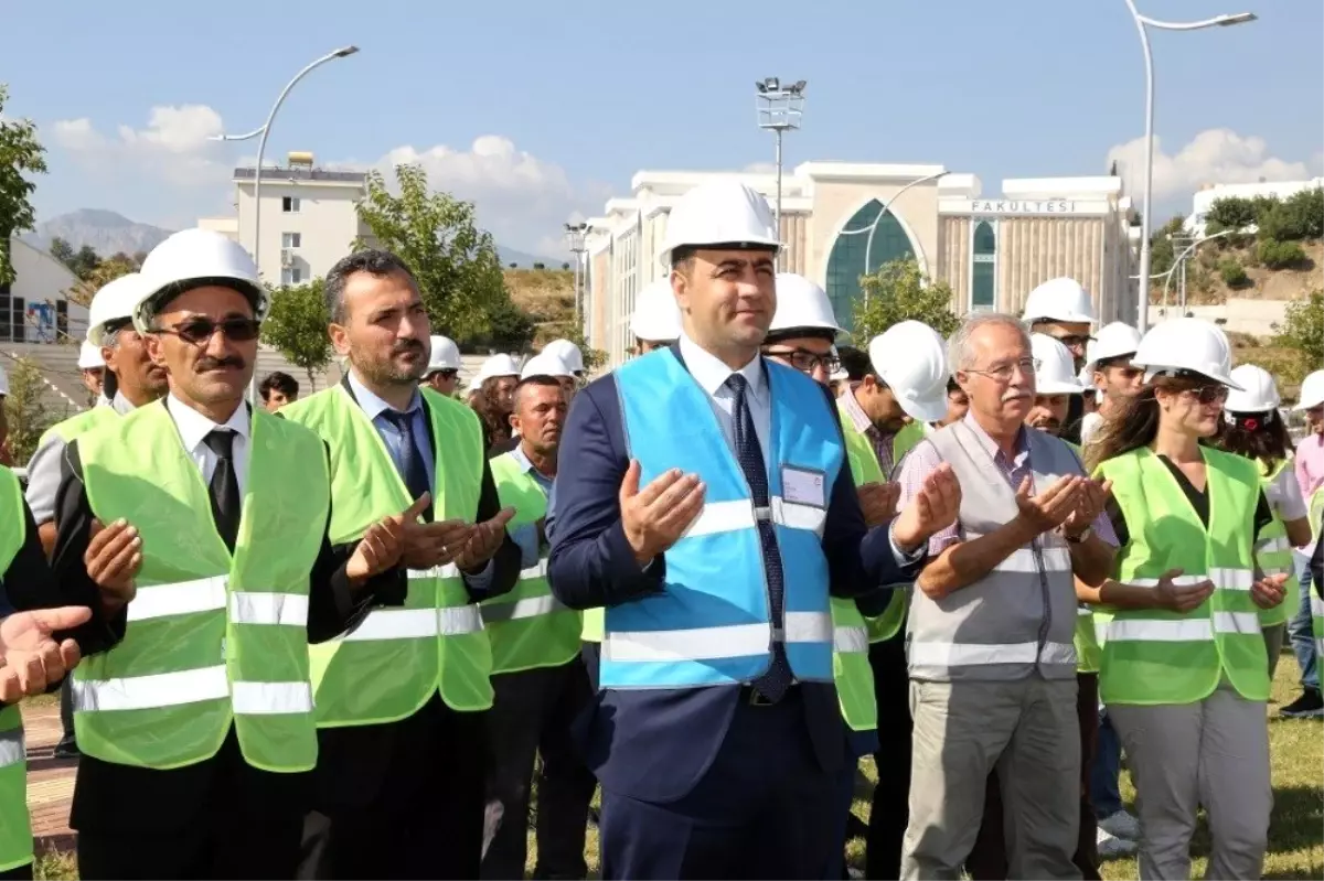 ALKÜ\'de çarşı inşaatının temeli atıldı