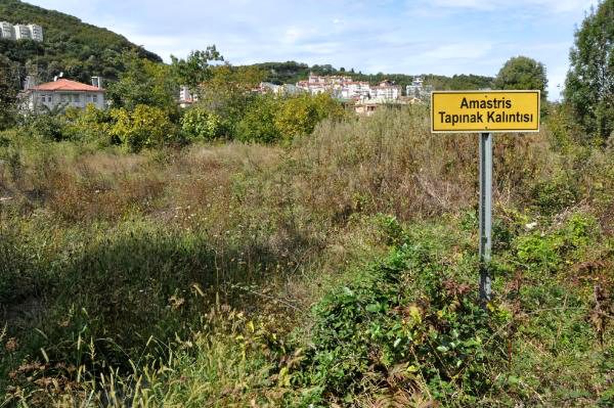 Amasra\'da tapınağa ait sütunlar bulundu
