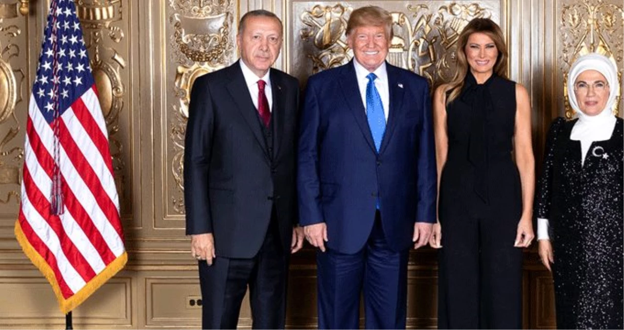 Cumhurbaşkanı Erdoğan ve eşi Emine Erdoğan, Trump tarafından verilen yemeğe katıldı