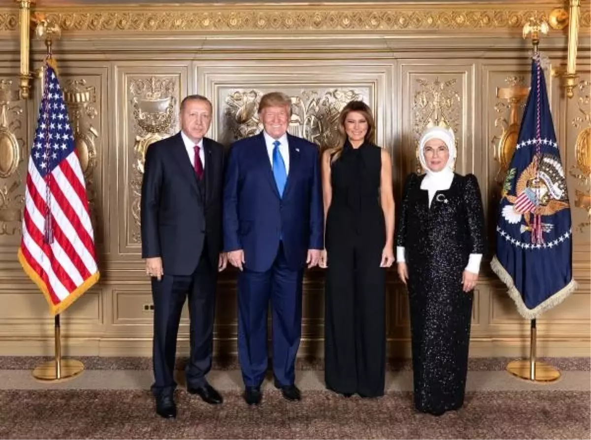 Erdoğan, trump ile bm genel kurulu heyet başkanları onuruna düzenlenen yemekte buluştu