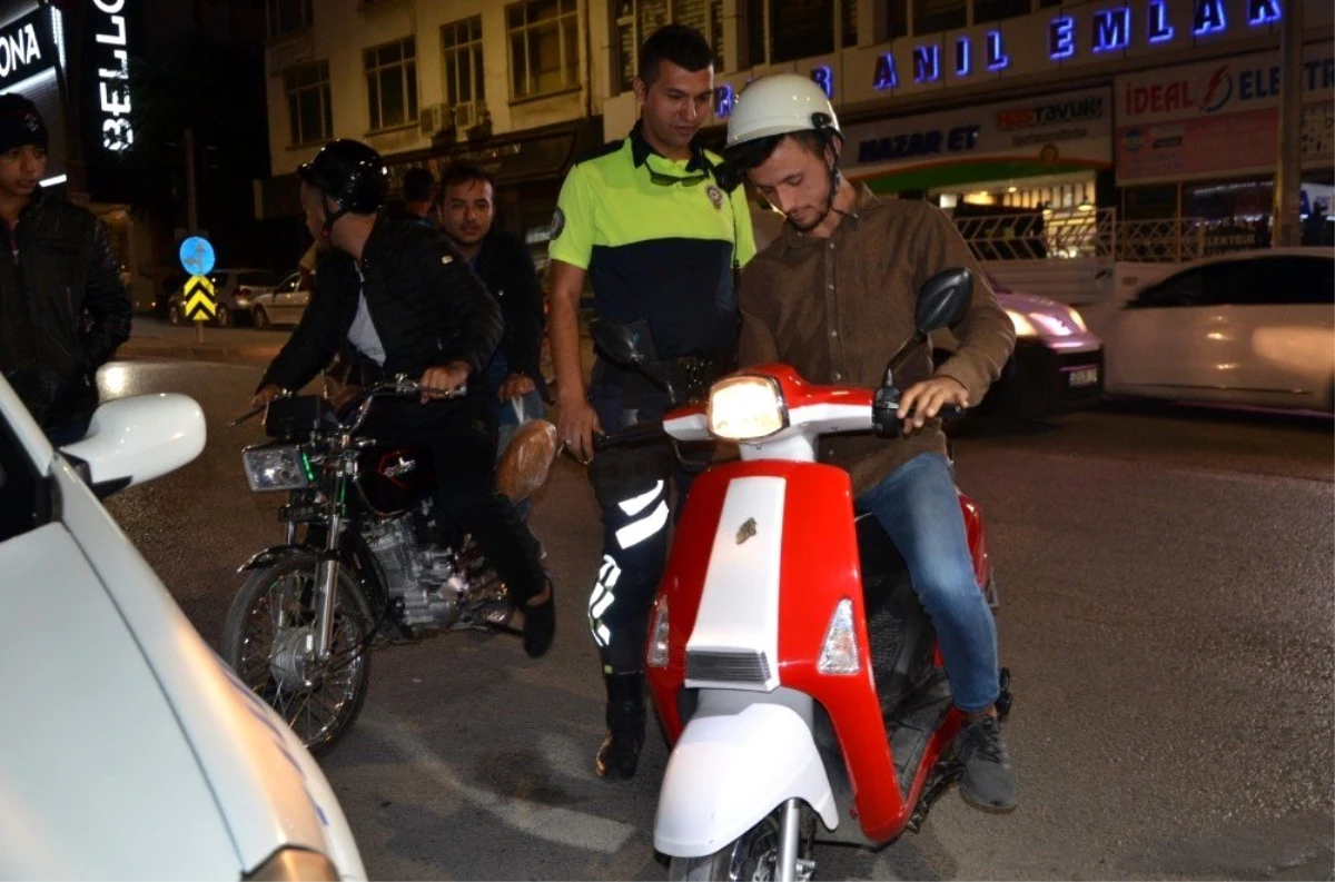 Ereğli\'de polisten motosiklet uygulaması