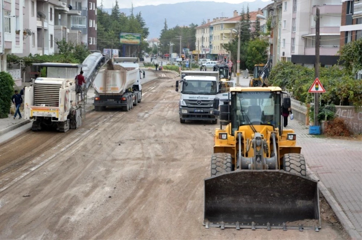 Ereğli\'nin yolları düzenleniyor