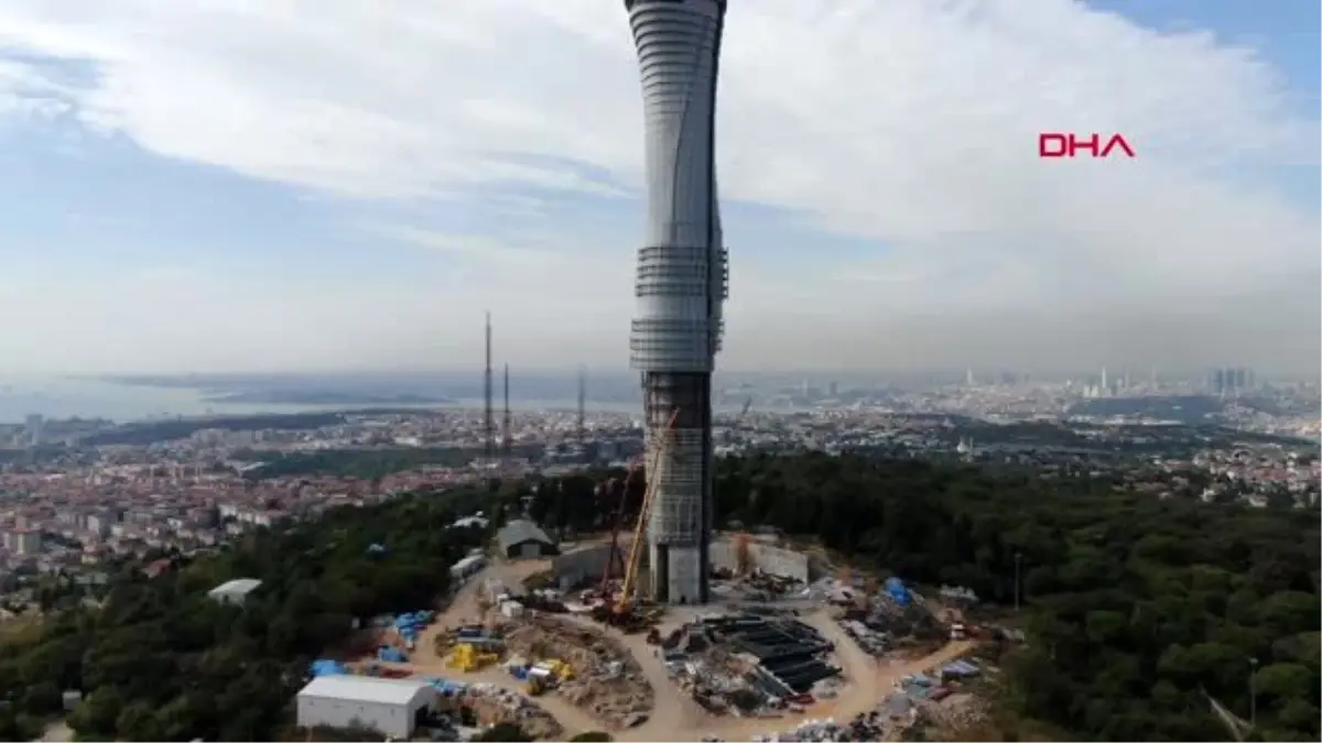 İstanbul çamlıca televizyon kulesi\'nde sona yaklaşılıyor