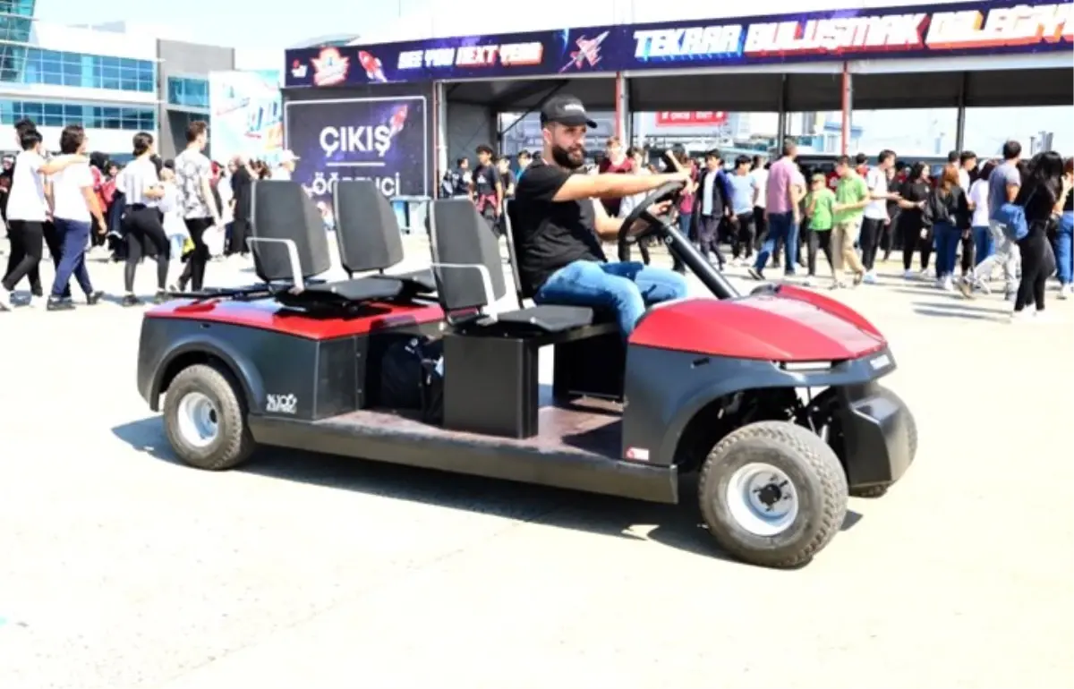Yerli ve milli T-Car Teknofest’te yoğun ilgi gördü