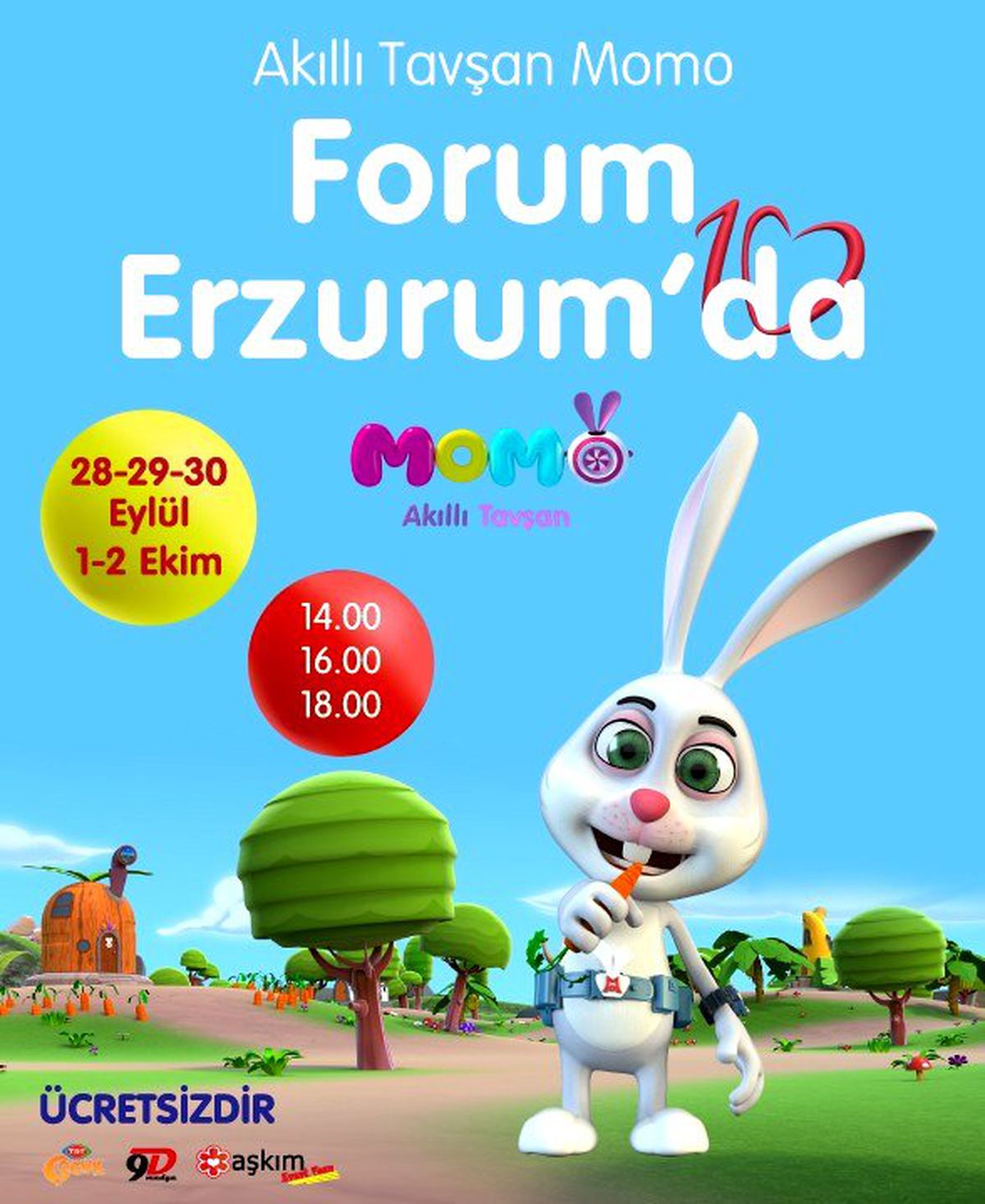 Akıllı Tavşan Momo Forum Erzurum\'da