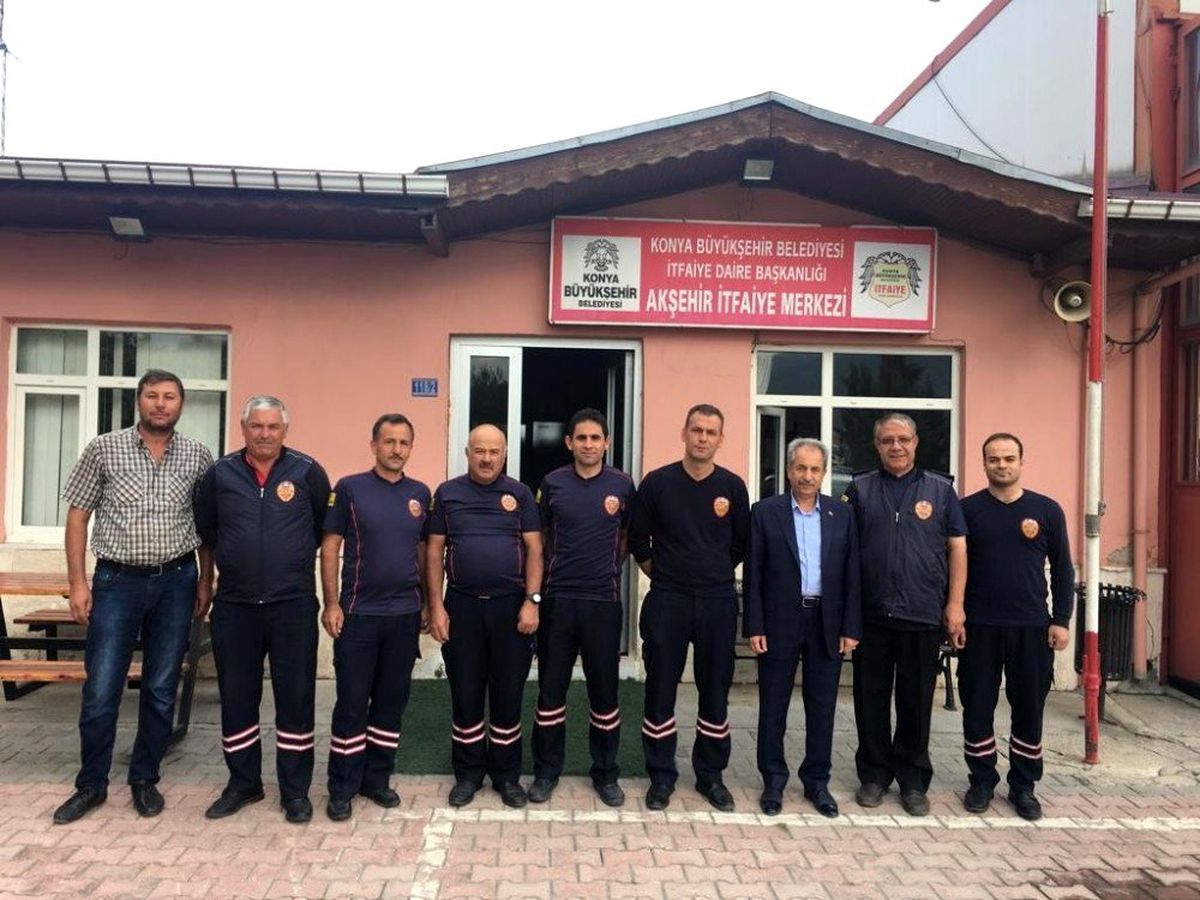 Başkan Akkaya\'dan itfayecilere ziyaret