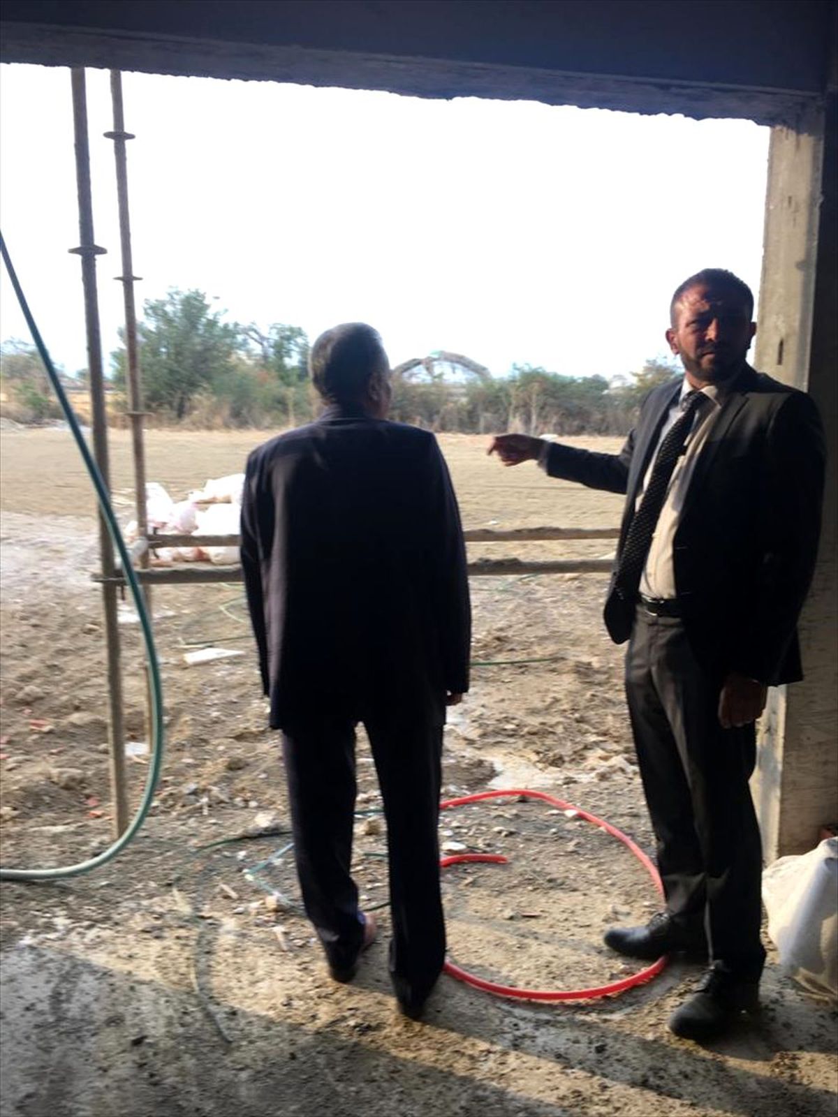 Başkan Akkaya Engelli ve Yaşlı Bakım Merkezi inşaatını gezdi