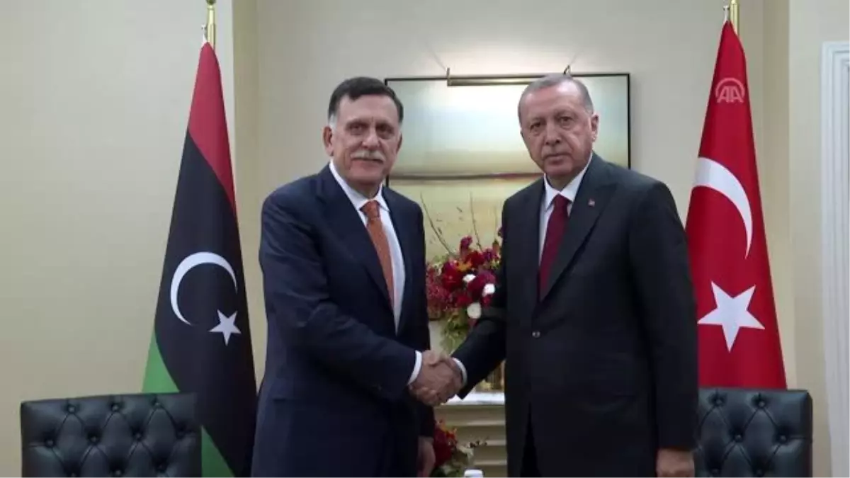 Cumhurbaşkanı Erdoğan, Libya Başkanlık Konseyi Başkanı Sarraj\'la görüştü - NEW