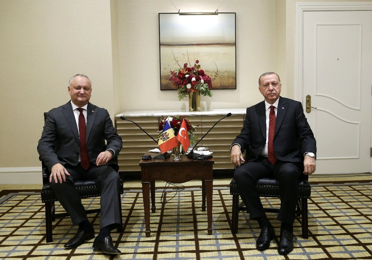 Cumhurbaşkanı Erdoğan, Moldova Cumhurbaşkanı İgor Dodon ile görüştü