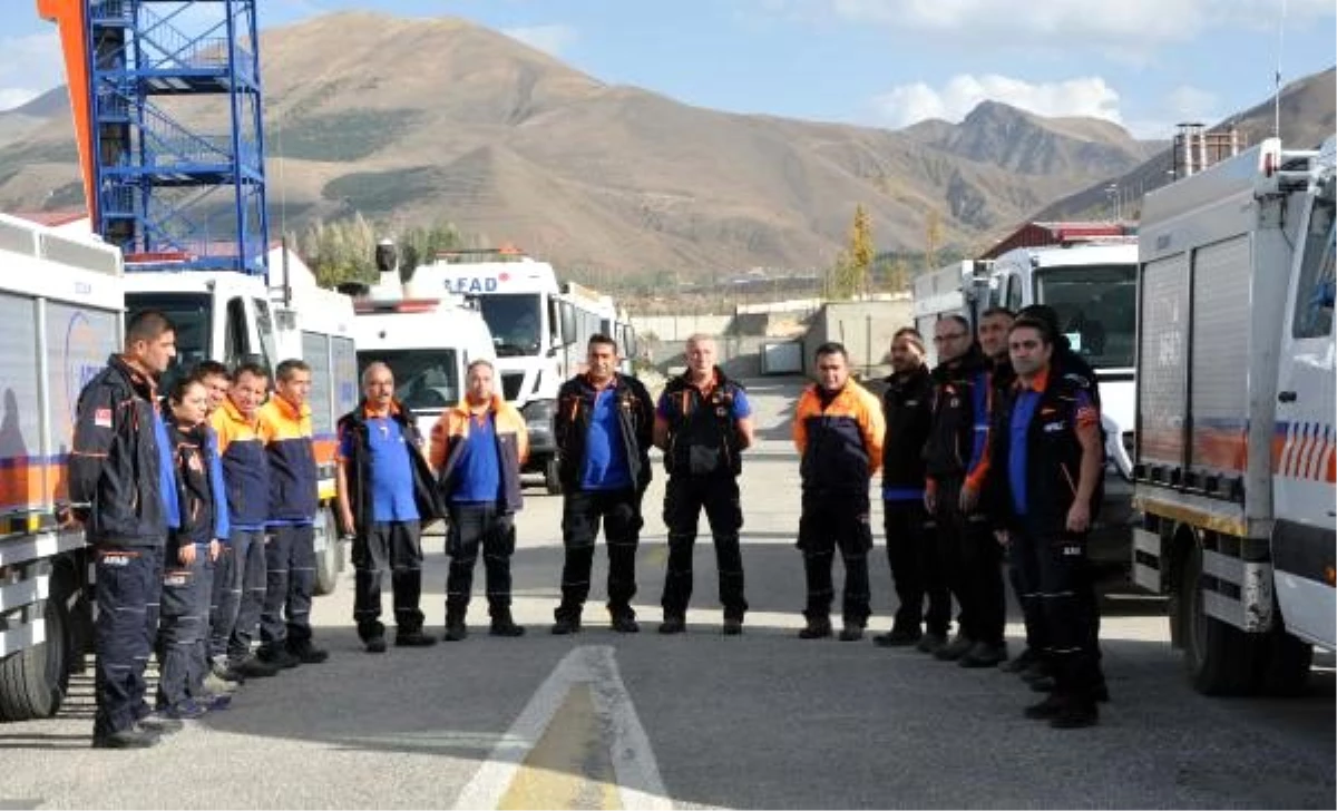 Erzurum afad, istanbul depremi için 30 personelle hazır