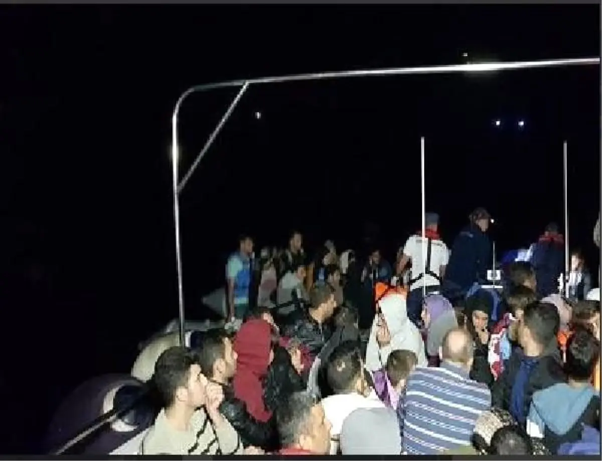 Havadan ve radardan tespit edilen 130 kaçak göçmen yakalandı
