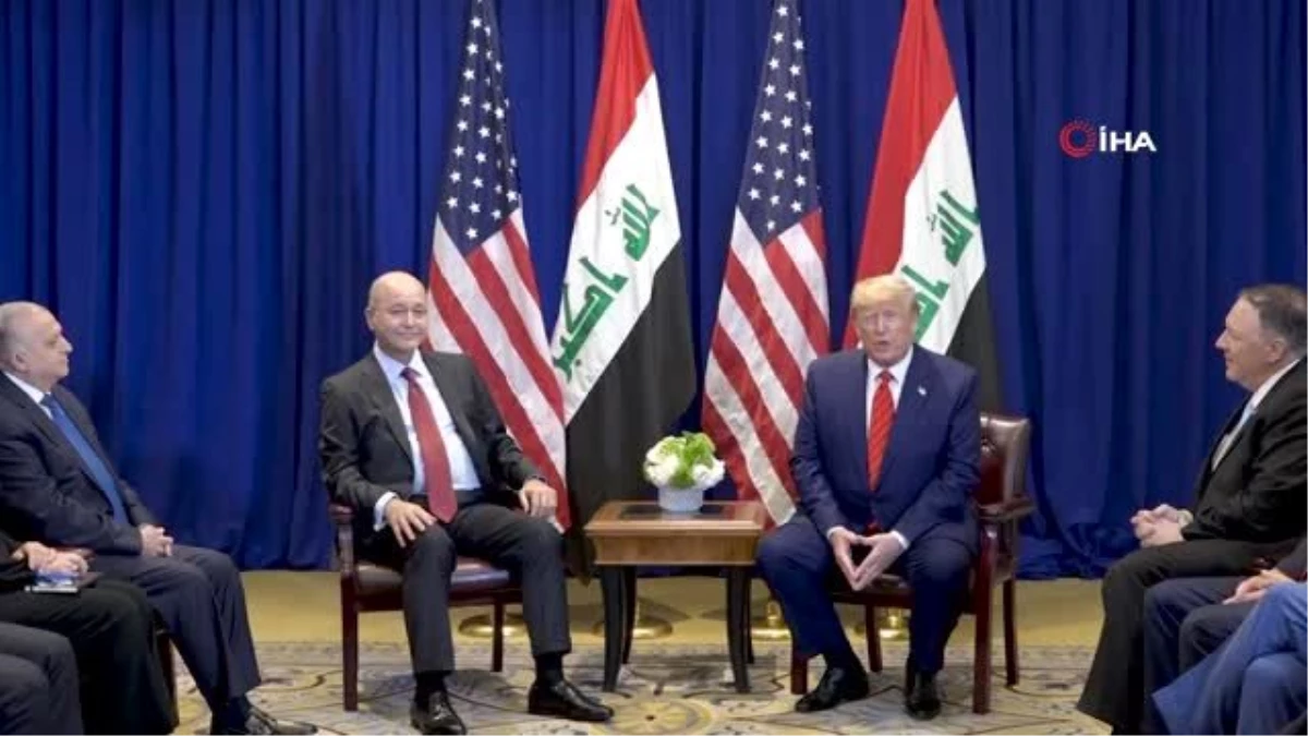 Irak Cumhurbaşkanı Salih, Trump\'la Görüştü