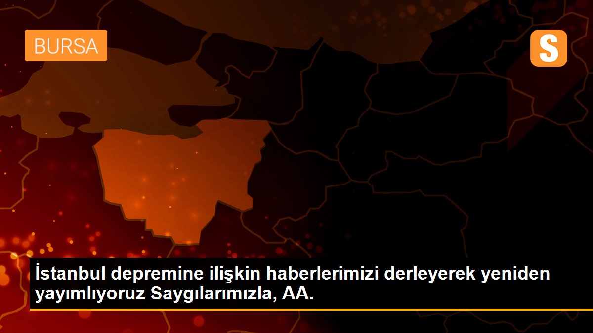 İstanbul depremine ilişkin haberlerimizi derleyerek yeniden yayımlıyoruz Saygılarımızla, AA.