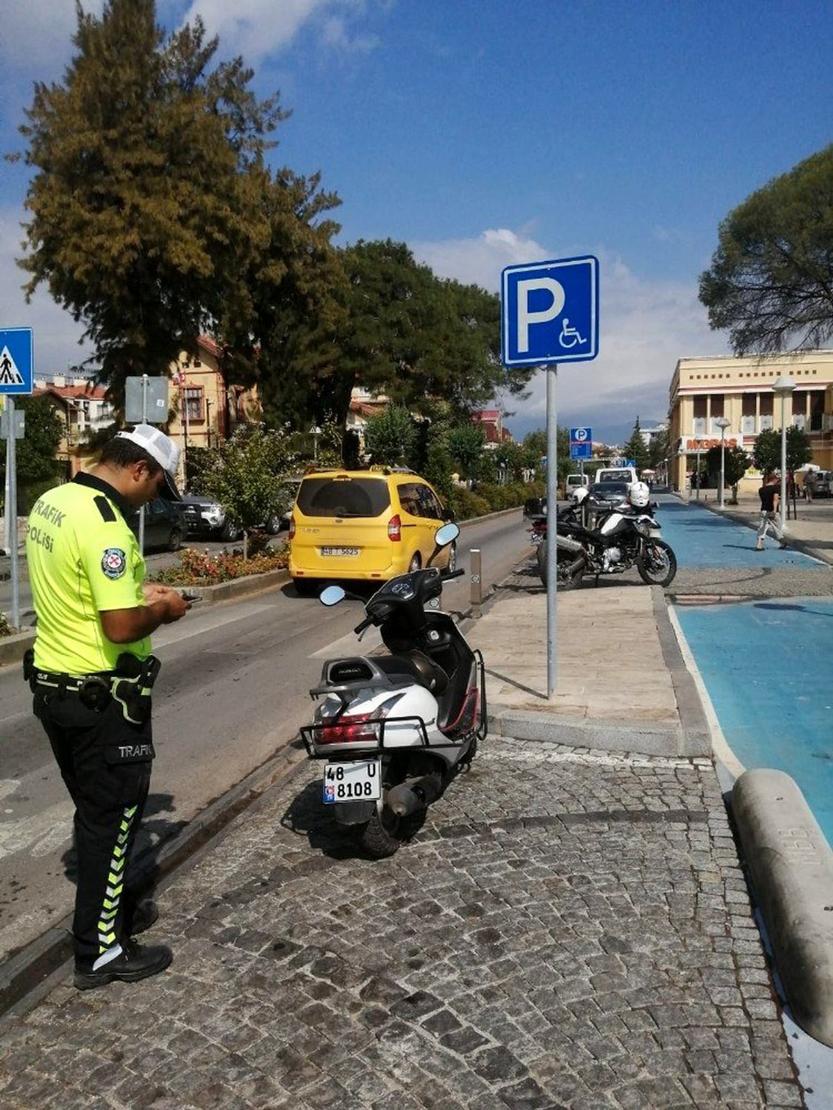 Milas\'ta hatalı parklar cezalandırılıyor