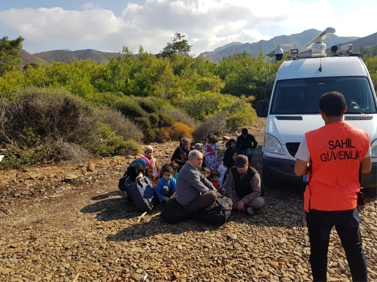 Muğla\'da 62 göçmen ve bir organizatör yakalandı