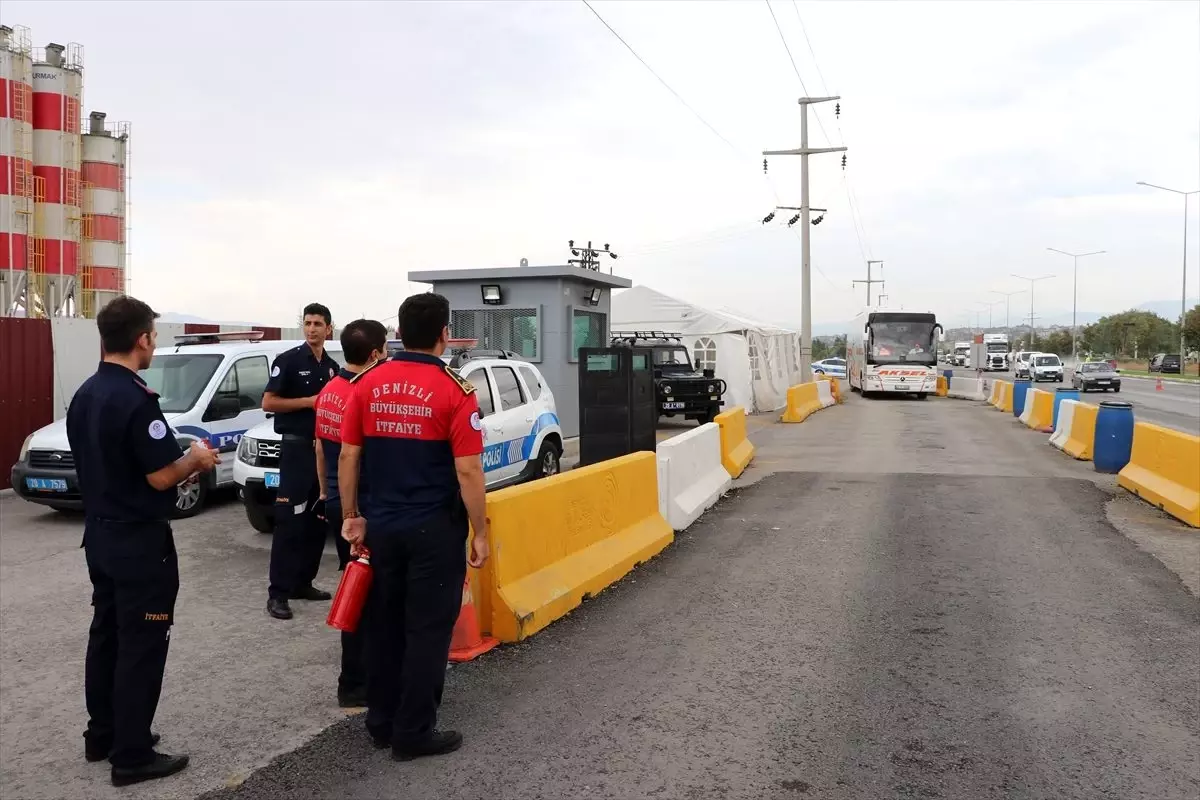 Otobüs yangınlarına karşı "yolda" eğitim