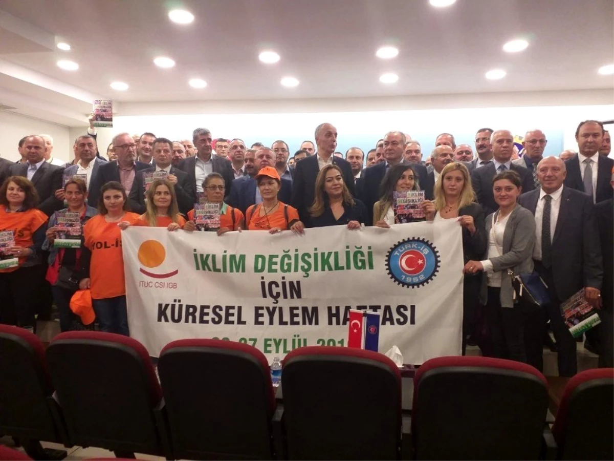 Türk-İş sendikası Küresel eylem haftası programı düzenledi