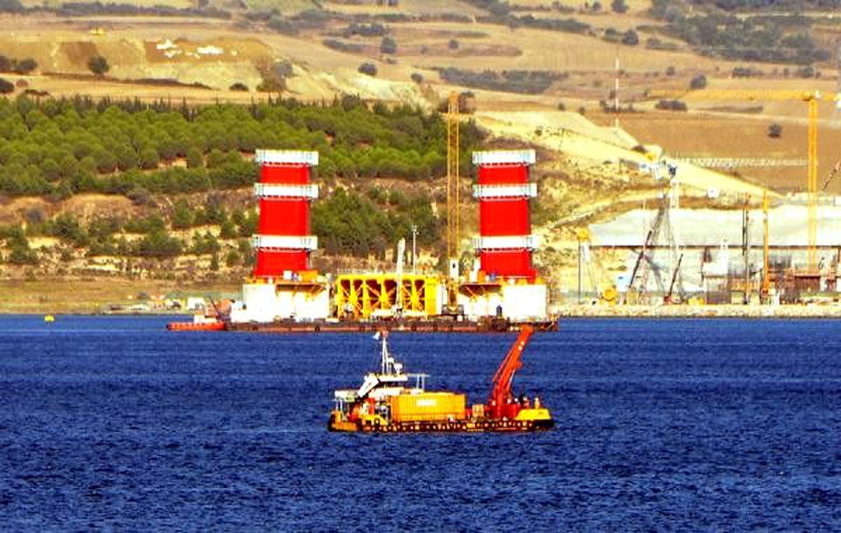1915 çanakkale köprüsü ayakları, üçüncü bloklarla yükseldi