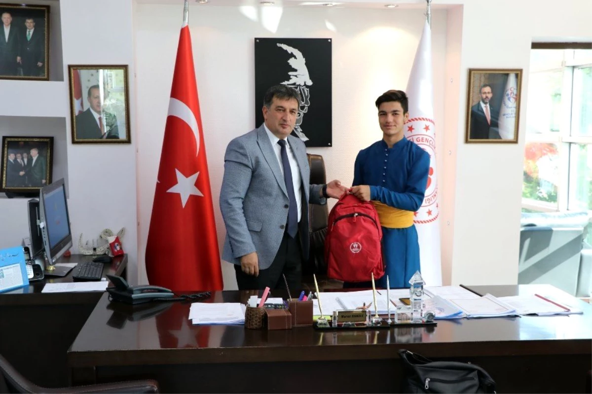 Atlı Okçuluk Türkiye Şampiyonu\'ndan Eskici\'ye Ziyaret