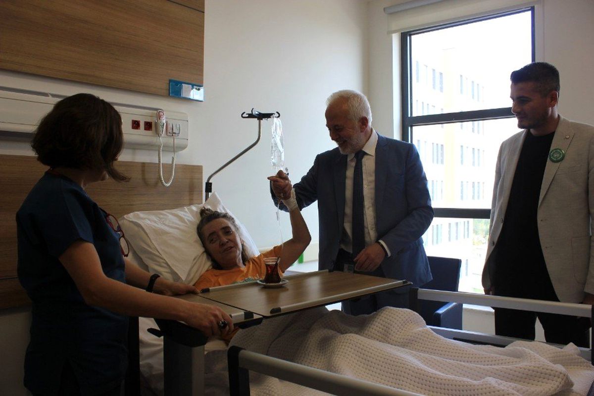 Başhekimden örnek davranış