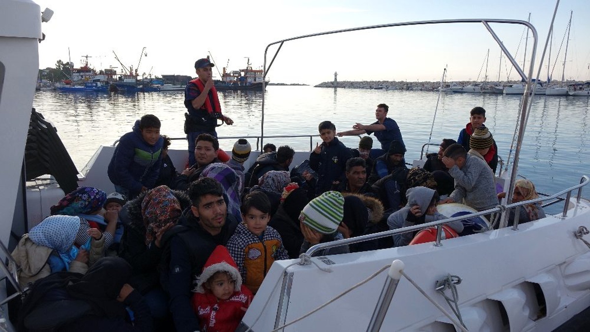 Çanakkale\'de 213 düzensiz göçmen yakalandı
