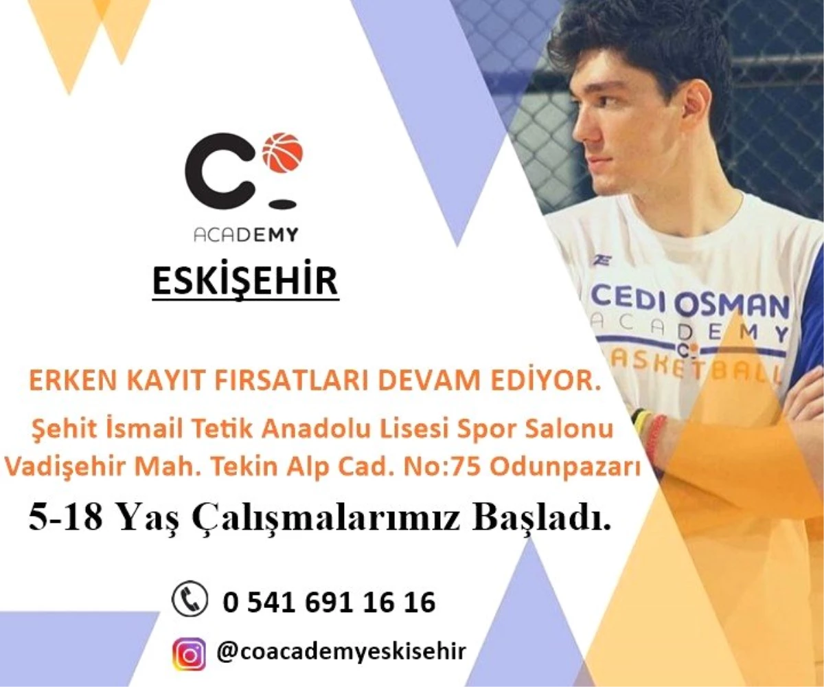 Cedi Osman Academy Eskişehir açıldı