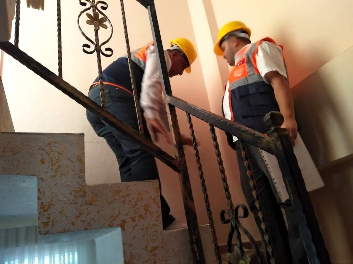 Deprem sonrası 29 binada hasar tespit çalışması yapıldı
