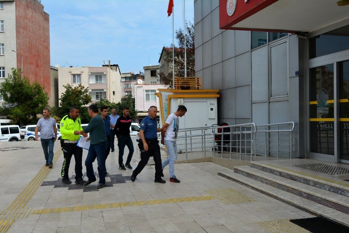 Fındık hırsızları yakalandı