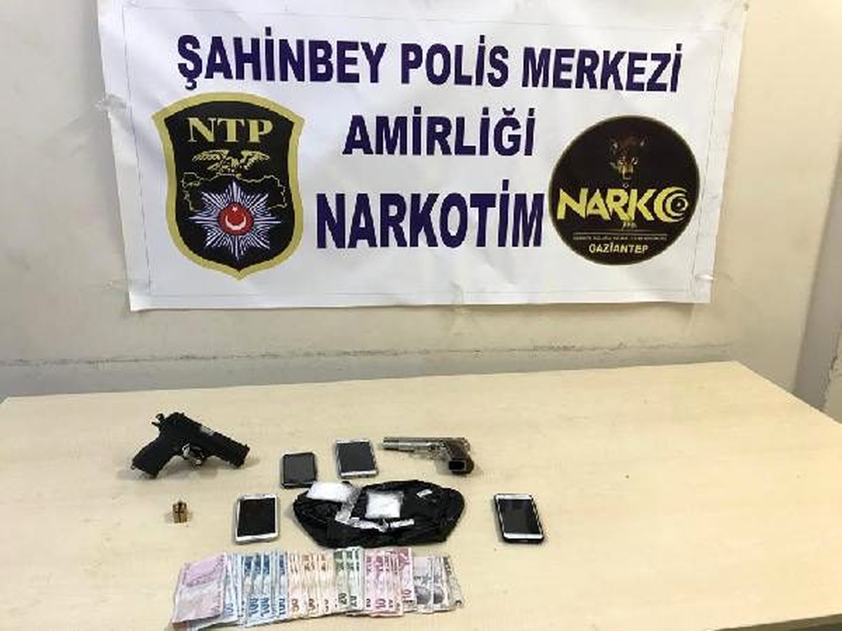 Gaziantep\'te uyuşturucuya 3 tutuklama
