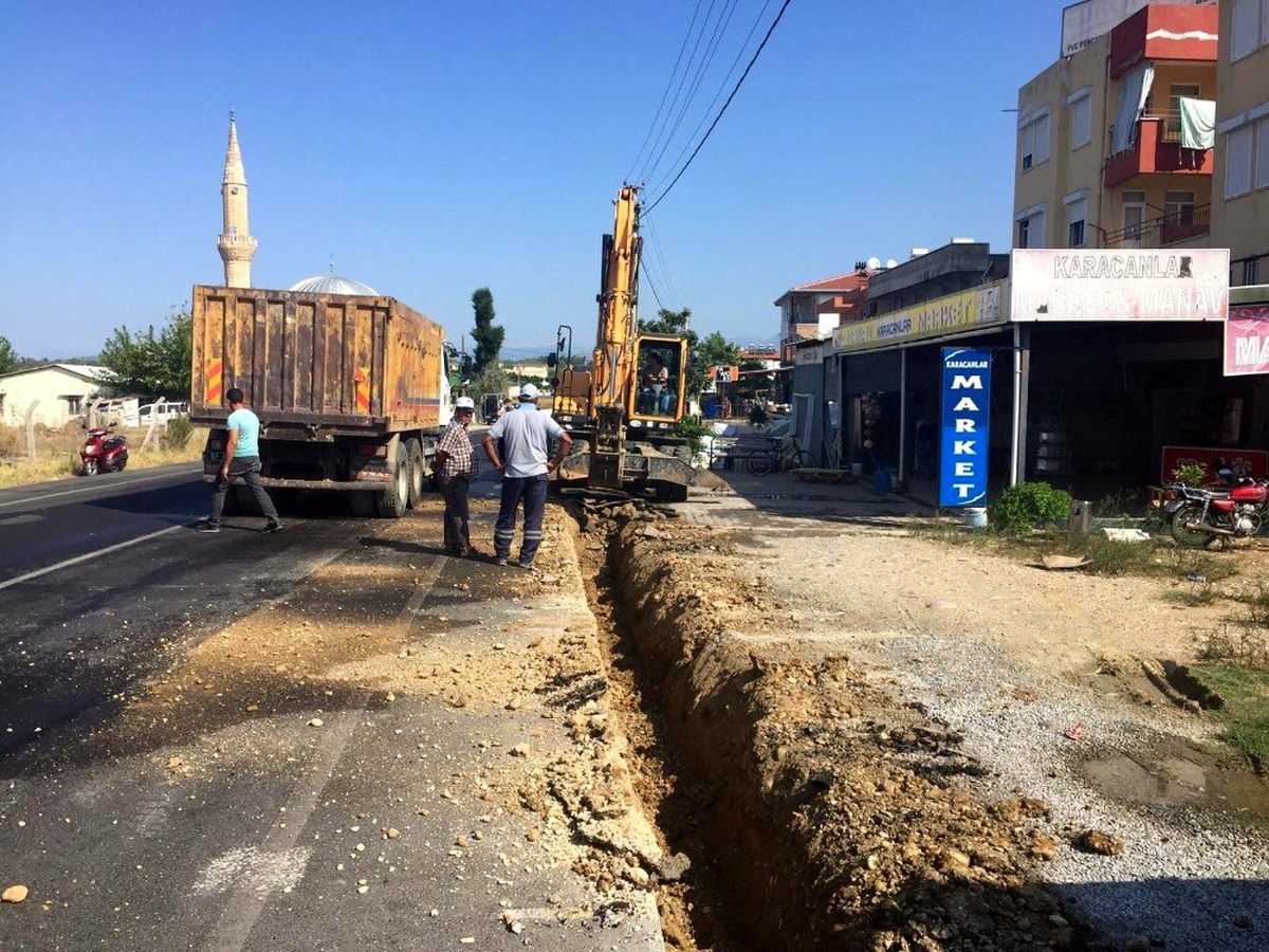 Gültepe Mahallesi\'ne bin 200 metrelik yeni hat döşeniyor