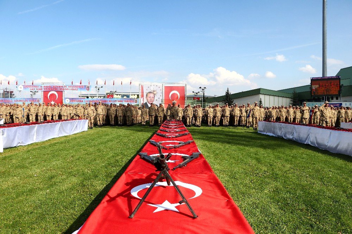 Jandarma ve Sahil Güvenlik Akademisinde ant içme heyecanı