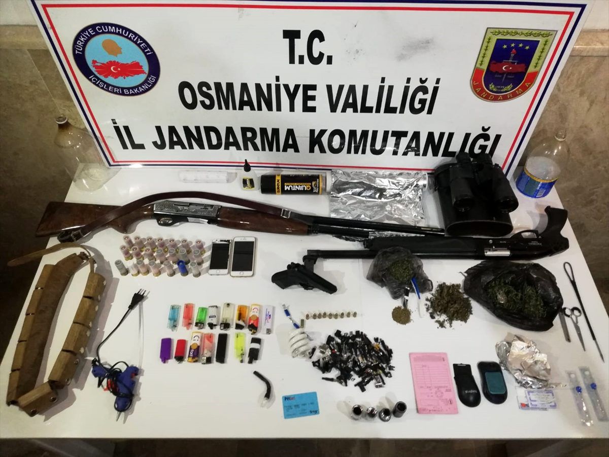 Kadirli\'de uyuşturucu operasyonu