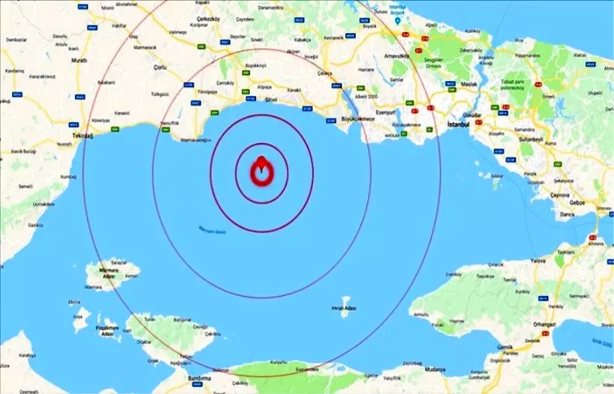 Marmara Denizi\'nde 144 artçı sarsıntı kaydedildi